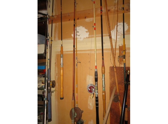 Lot Of Rods & Reels
