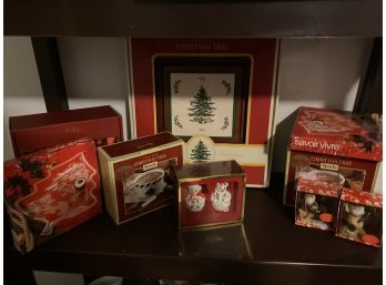 Assorted Holiday Serve Ware