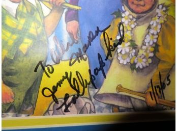 Autographed Wizard Of Oz Art