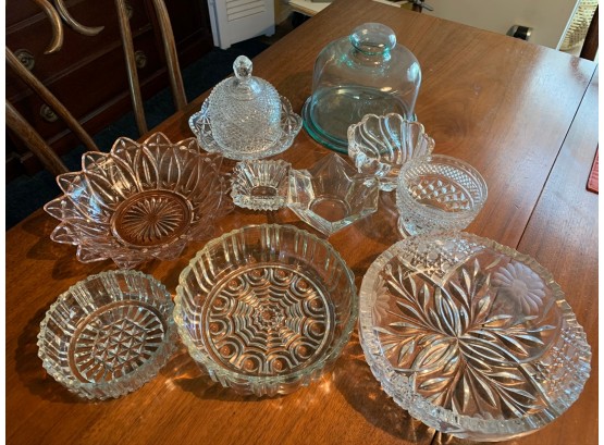 Large Lot Of Beautiful Glassware