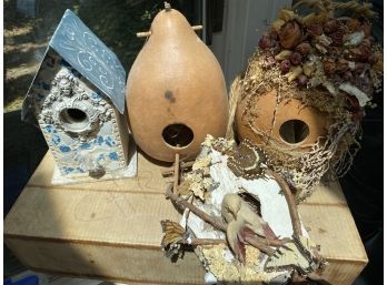 Decorative Birdhouse Assortment