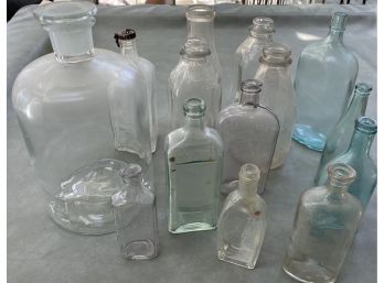 Antique Bottles Clear