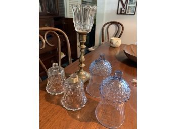 Lot Of Candleholder Glass Cover