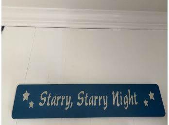 Starry Night Sign