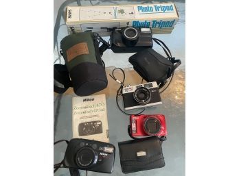 Lot Of Cameras & Accessories