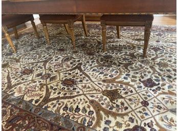 Ethan Allen Hand Knotted Oriental Rug Wool