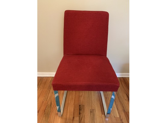 Made In Italy Red Fabric Chair