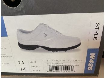 NIB Womens Calloway Golf Shoes 7.5 M