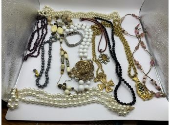 Lot Of Colorful Costume Jewelry