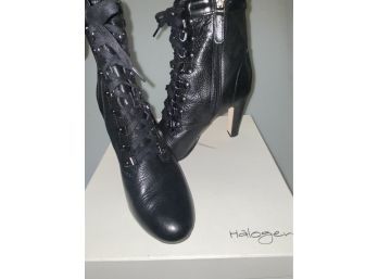 Womens Halogen Leather Booties 7.5M