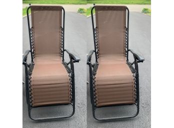 Two Recliner Chairs With Bonus Table