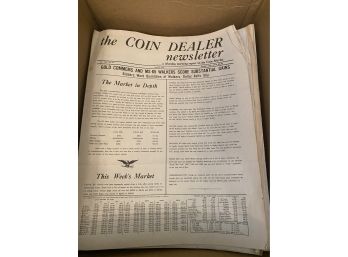Box Full Of Coin Dealer Newsletters