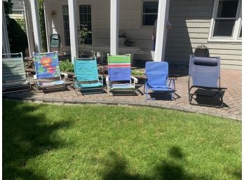 Lot Of 6 Beach Chairs