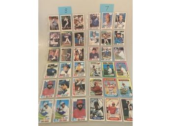 Vintage Baseball Cards 5-8