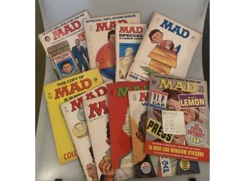 Lot Of Vintage MAD Magazines