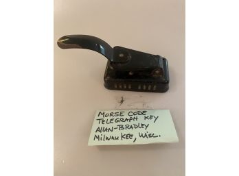 Vintage Morse Code Telegraph Key