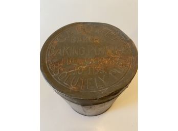 Vintage Baking Powder Tin