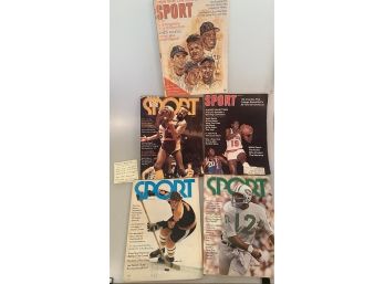 Lot Of 5 Vintage SPORT Magazines