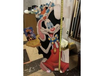 Who Framed Roger Rabbit Movie Theater Cardboard Promotion