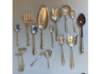 Assorted Sterling Silver Flatware Serving Tools