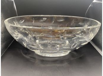 Tiffany & Co 13 Inch Glass Bowl