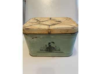 Vintage Tin Bread Box