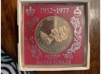 Queen Elizabeth Silver Jubilee Coin