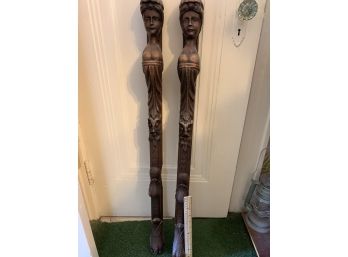 Pair Of Wall Figures