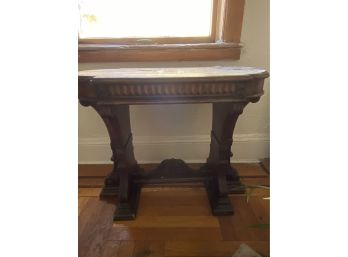 Antique Table. Damage In Photos