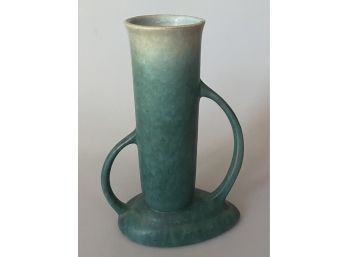 Roseville Teal Vase
