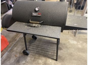 Charcoal Grill With Side Smoker