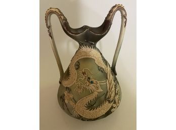 Japanese Handpainted Dragonware Vase