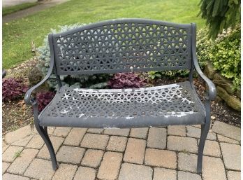 Outdoor Cast Aluminum Bench