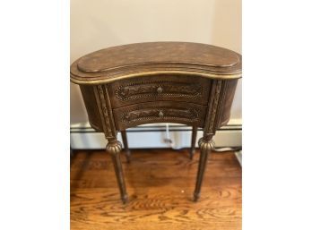 Kidney Shape Accent Table