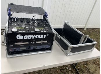 Odyssey American Audio Case With Dual CD Player And Denon Component