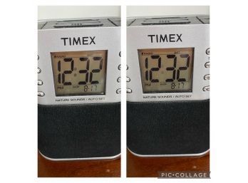 Pair Of Timex Nature Sound Alarm Clocks
