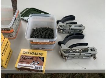 Lot Of Deckmate Coated Screws And Supplies