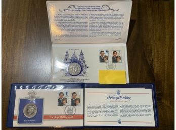 Official Tributes Honoring The Royal Wedding. Coins, Stamps