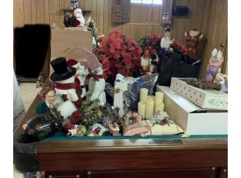Very Large Lot Of Christmas Decor. Everything You Need To Decorate Is Here!
