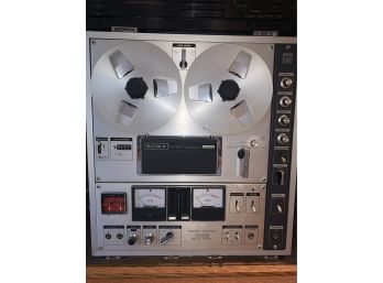 Vintage Sony TC-630 Stereo Reel To Reel Tape Deck Recorder System With Manual