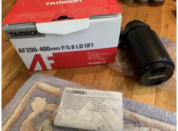 Tamron AF200-400mm Lens.