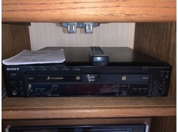 Sony RCD-W500C CD Player Recorder With Remote
