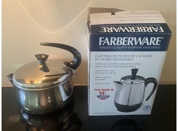 Farberware 2-4 Cup Percolator & Teapot