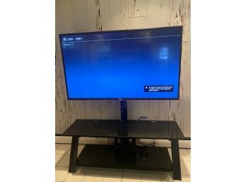 Sony 54 Inch Smart TV With Black Tempered Glass Console/stand