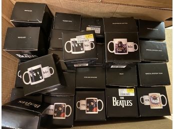 Lot Of 50 NIB Beatles Mugs