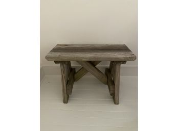 Small Wooden Bench / Side Table
