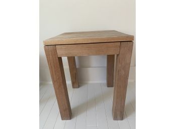Small Wood Table Removable Top