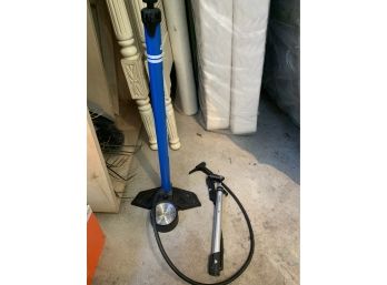 Two Bicycle Pumps.