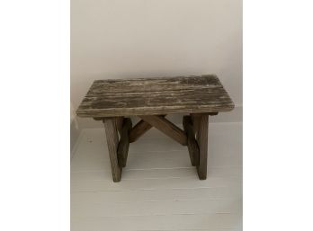 Small Wood Bench / Side Table #2