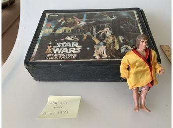 Star Wars Harrison Ford Doll And Carrying Case.  Circa 1979